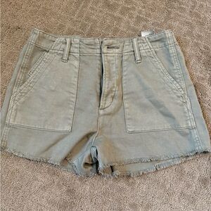 American Eagle Outfitters Gray Cargo Shorts Utility Style